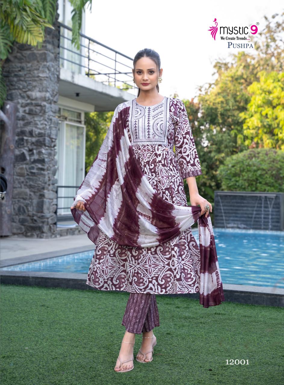 Mystic 9 Pushpa Vol 12 catalog kurti wholesalers near me
