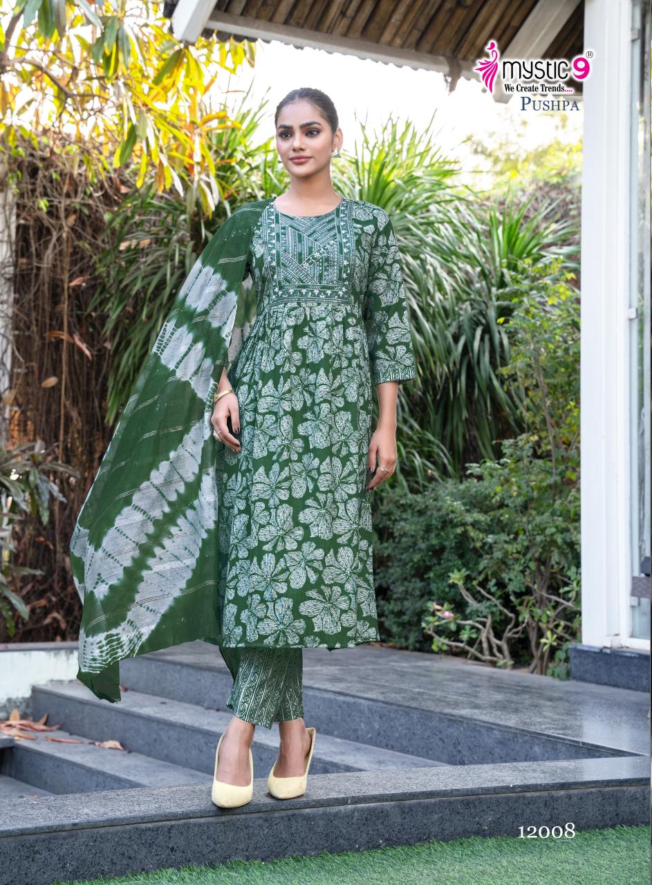Mystic 9 Pushpa Vol 12 catalog kurti wholesalers near me