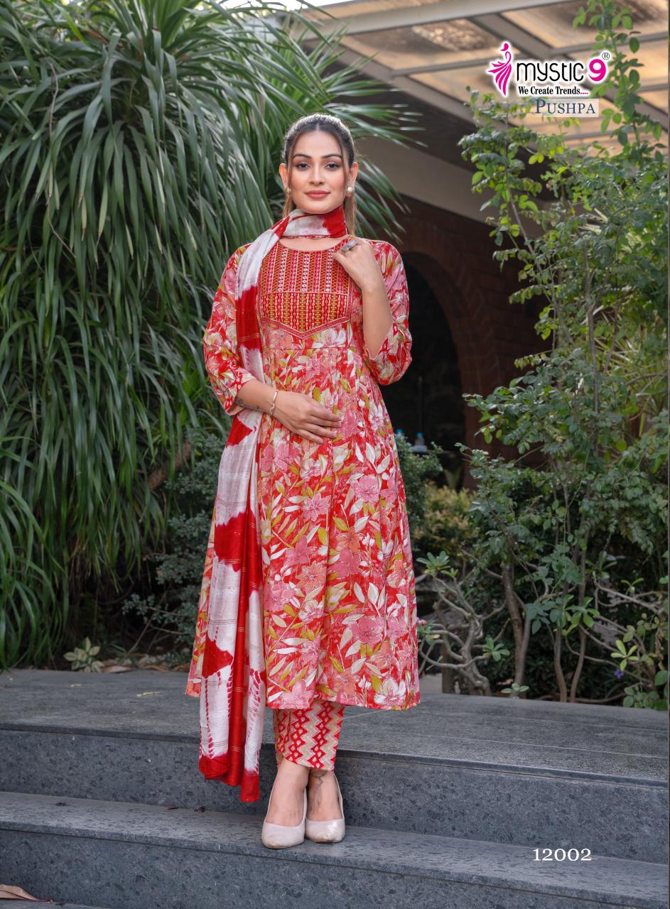 Mystic 9 Pushpa Vol 12 catalog kurti wholesalers near me