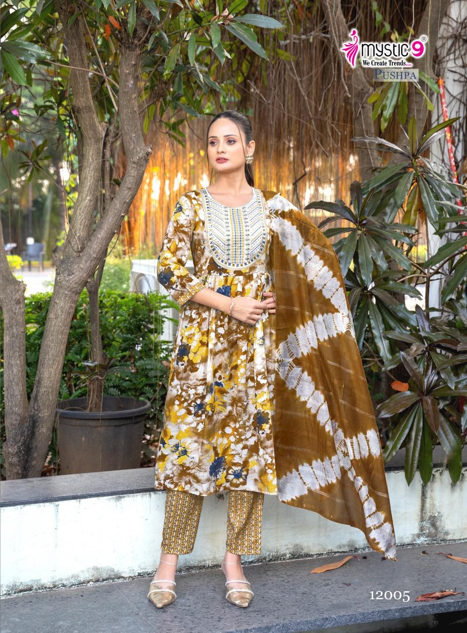 Mystic 9 Pushpa Vol 12 catalog kurti wholesalers near me