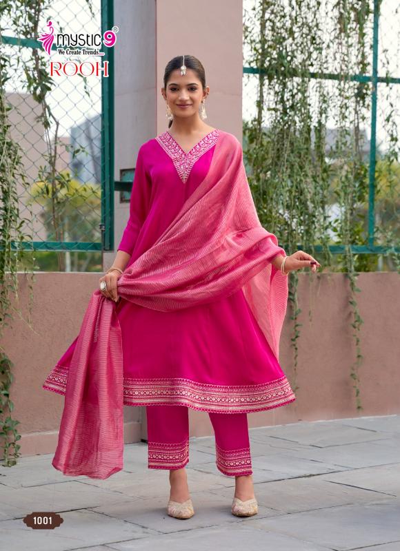 Mystic 9 Rooh vol 1 catalog aarfa kurtis wholesaler