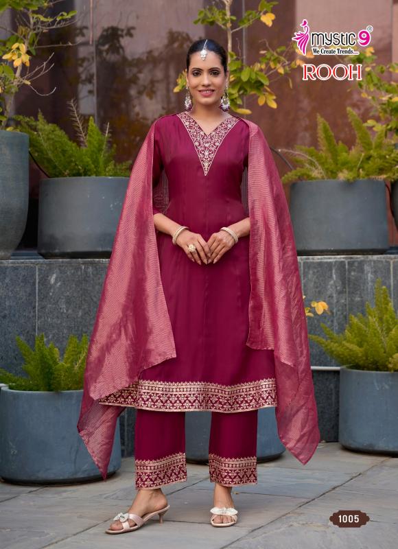 Mystic 9 Rooh vol 1 catalog aarfa kurtis wholesaler