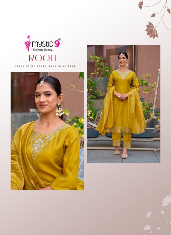 Mystic 9 Rooh vol 1 catalog aarfa kurtis wholesaler