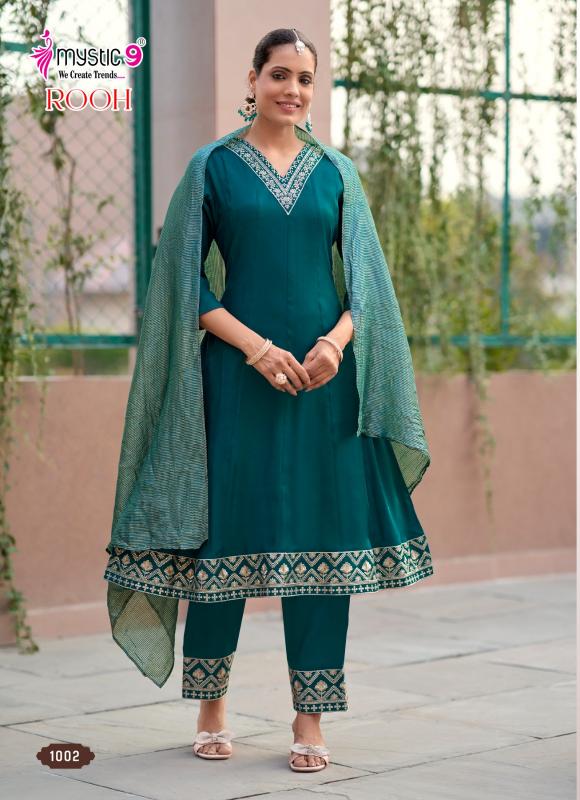 Mystic 9 Rooh vol 1 catalog aarfa kurtis wholesaler