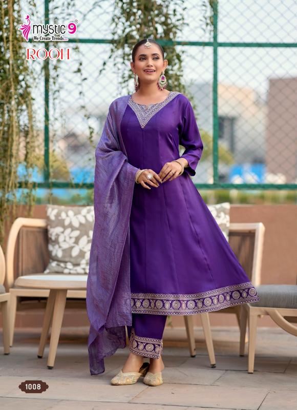 Mystic 9 Rooh vol 1 catalog aarfa kurtis wholesaler