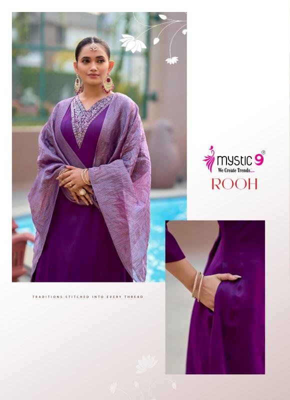 Mystic 9 Rooh vol 1 catalog aarfa kurtis wholesaler