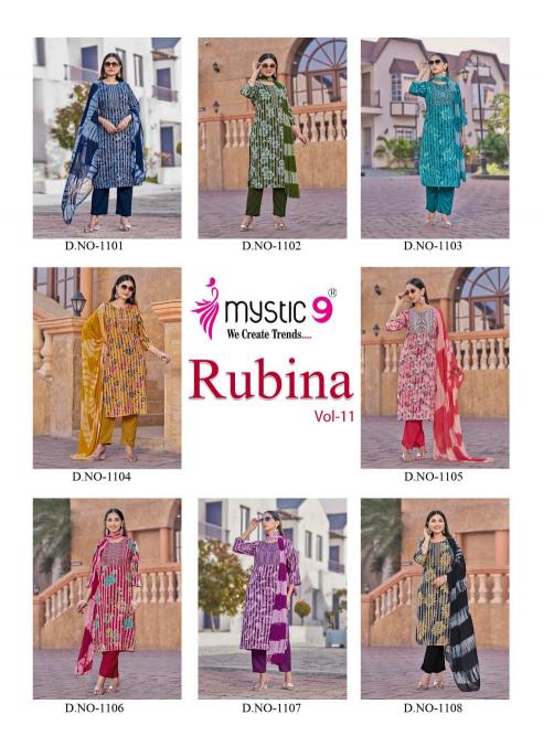 Mystic 9 Rubina Vol 11 catalog kurtis manufacturers wholesaler