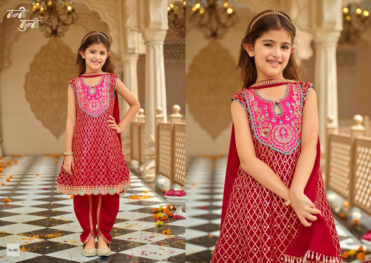 Nanni Munni Esha catalog kids wear wholesaler mumbai