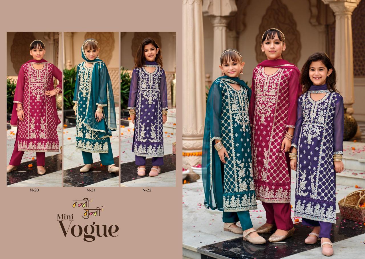 Nanni Munni Mini catalog kids salwar kameez 