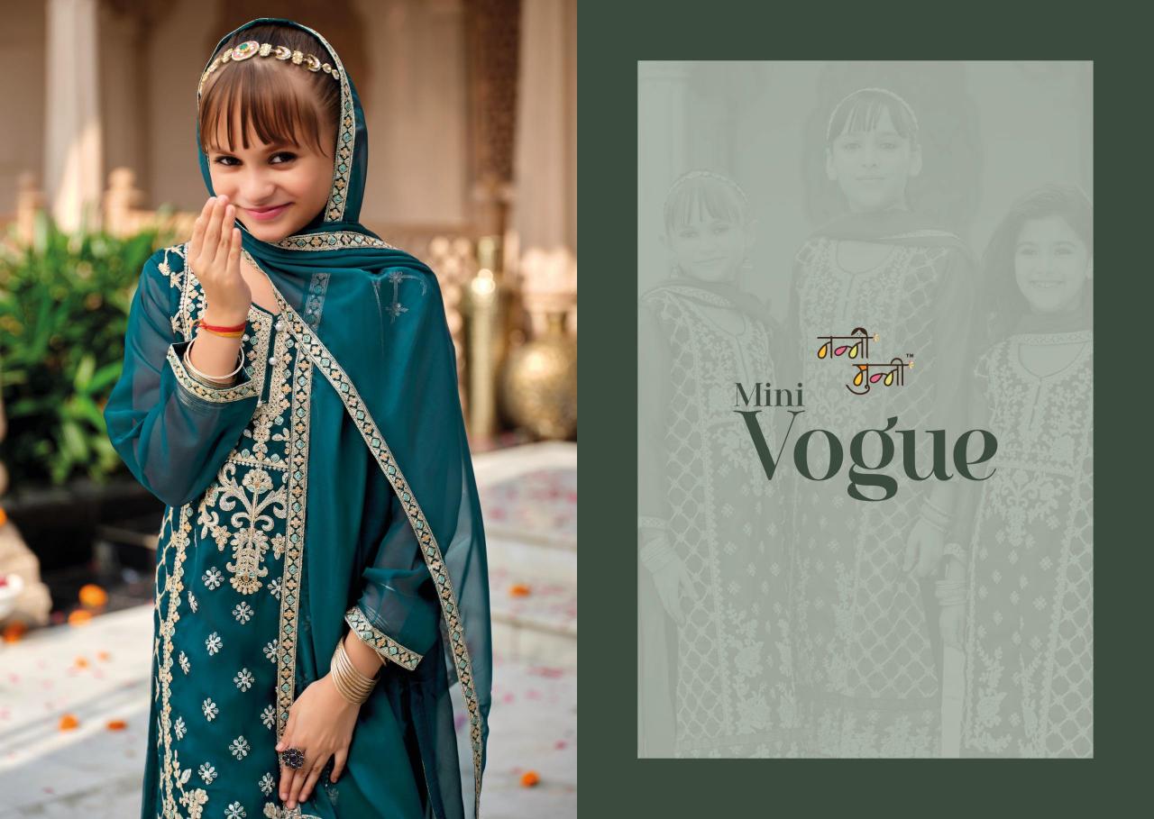 Nanni Munni Mini catalog kids salwar kameez 