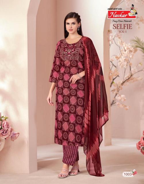 Navkar Selfie vol 1 catalog wholesalers for kurtis in pkl