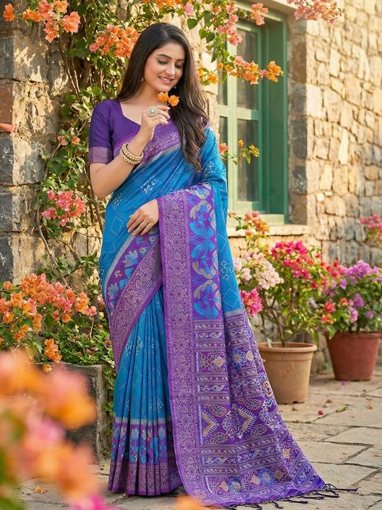 NAVYA SILK VOL 2 by shree shyam fashion fancy designer Pochampalli Soft Silk fabric saree wholesale with Fancy latkan