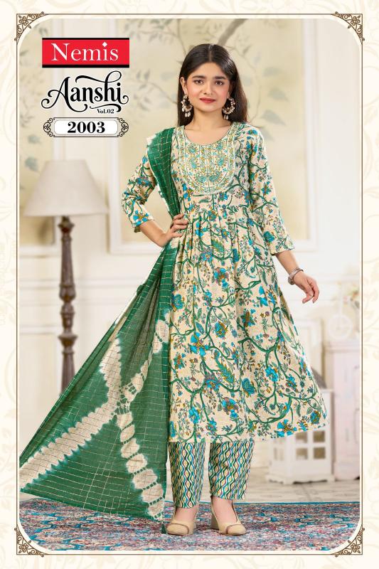 Nemis Aanshi Vol 2 catalog wholesale kids wear in coimbatore
