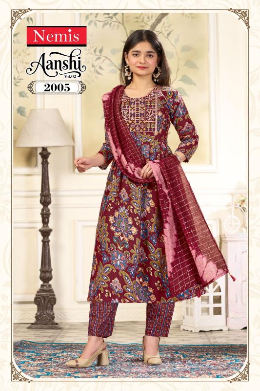 Nemis Aanshi Vol 2 catalog wholesale kids wear in coimbatore
