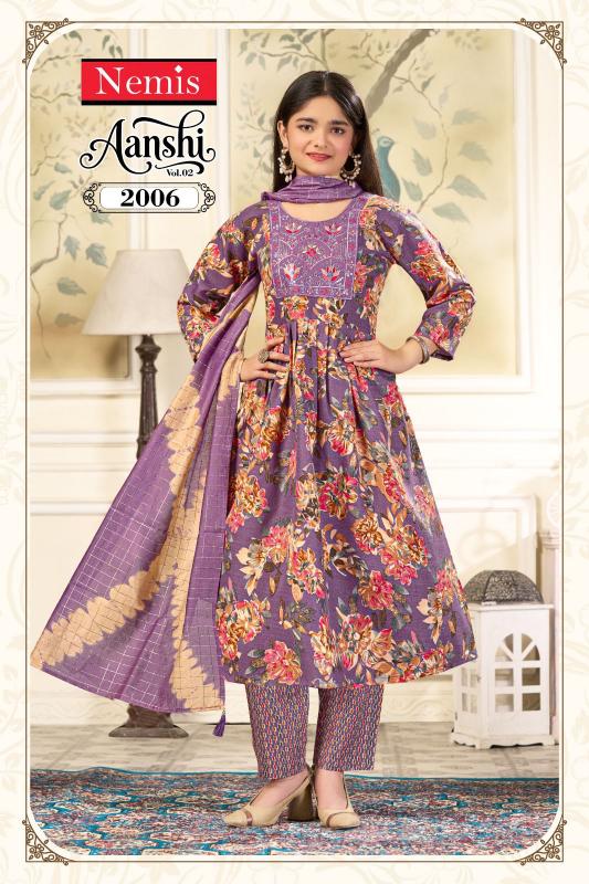 Nemis Aanshi Vol 2 catalog wholesale kids wear in coimbatore