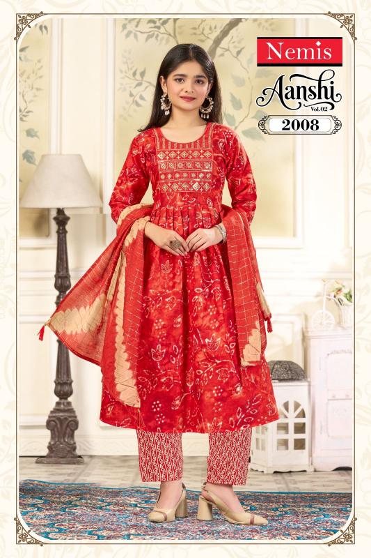 Nemis Aanshi Vol 2 catalog wholesale kids wear in coimbatore