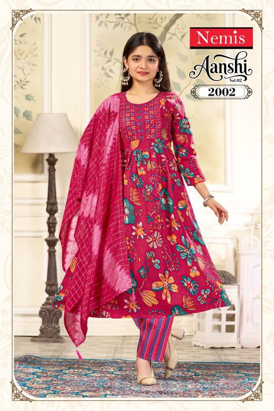 Nemis Aanshi Vol 2 catalog wholesale kids wear in coimbatore