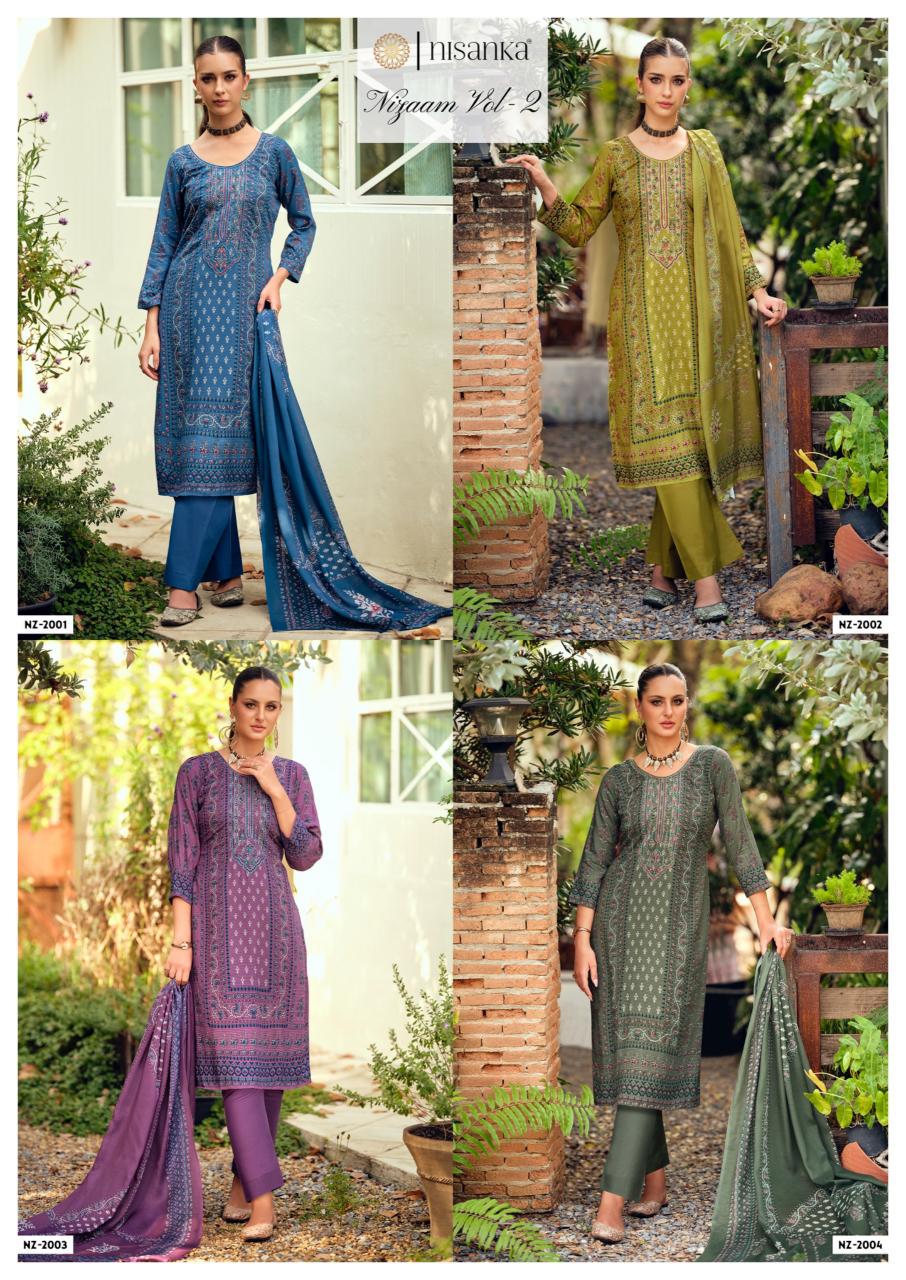 Nisanka Nizaam vol 2 catalog wholesale salwar kameez catalogue eid collection