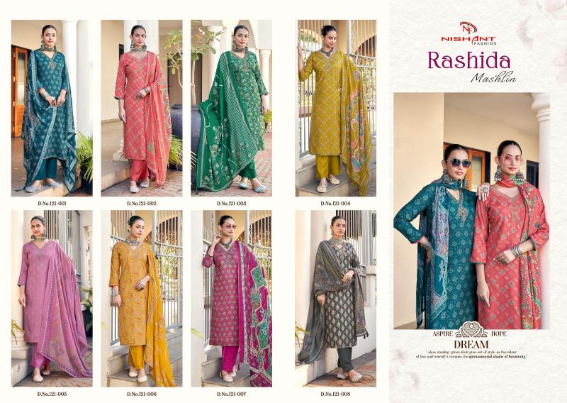 Nishant Rashida catalog best place to purchase cheapest dress materials in surat