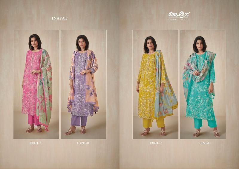 Omtex Inayat catalog wholesale salwar kameez market in kolkata 
