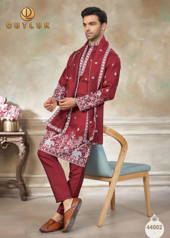 Outluk Wedding Vol 44 catalog wholesale mens kurti website