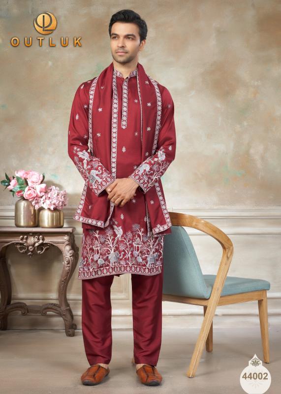 Outluk Wedding Vol 44 catalog wholesale mens kurti website