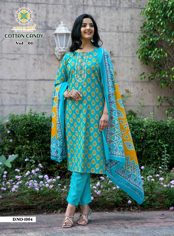 Passion Tree Cotton Candy vol 1 Catalog w brand kurtis wholesale