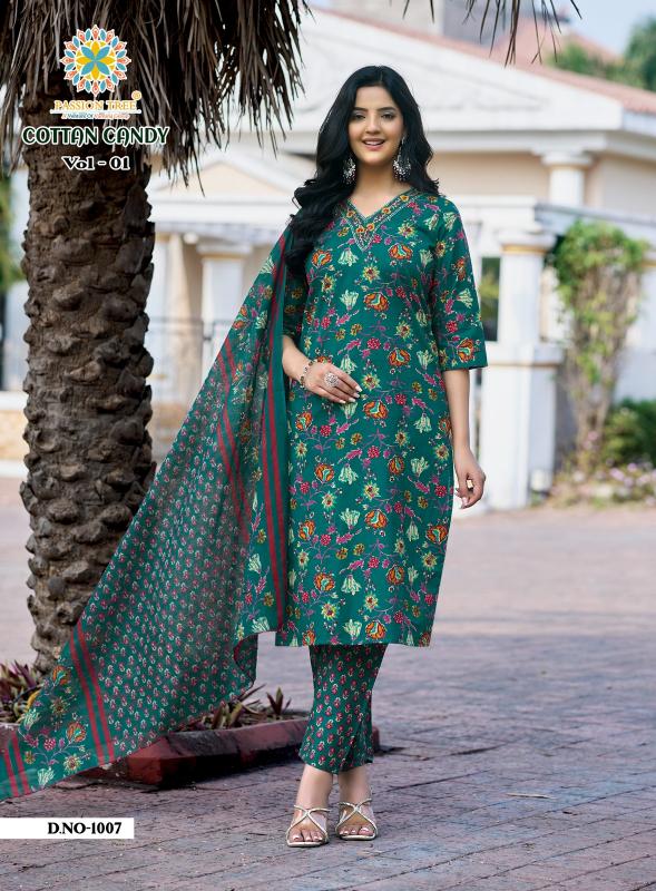 Passion Tree Cotton Candy vol 1 Catalog w brand kurtis wholesale