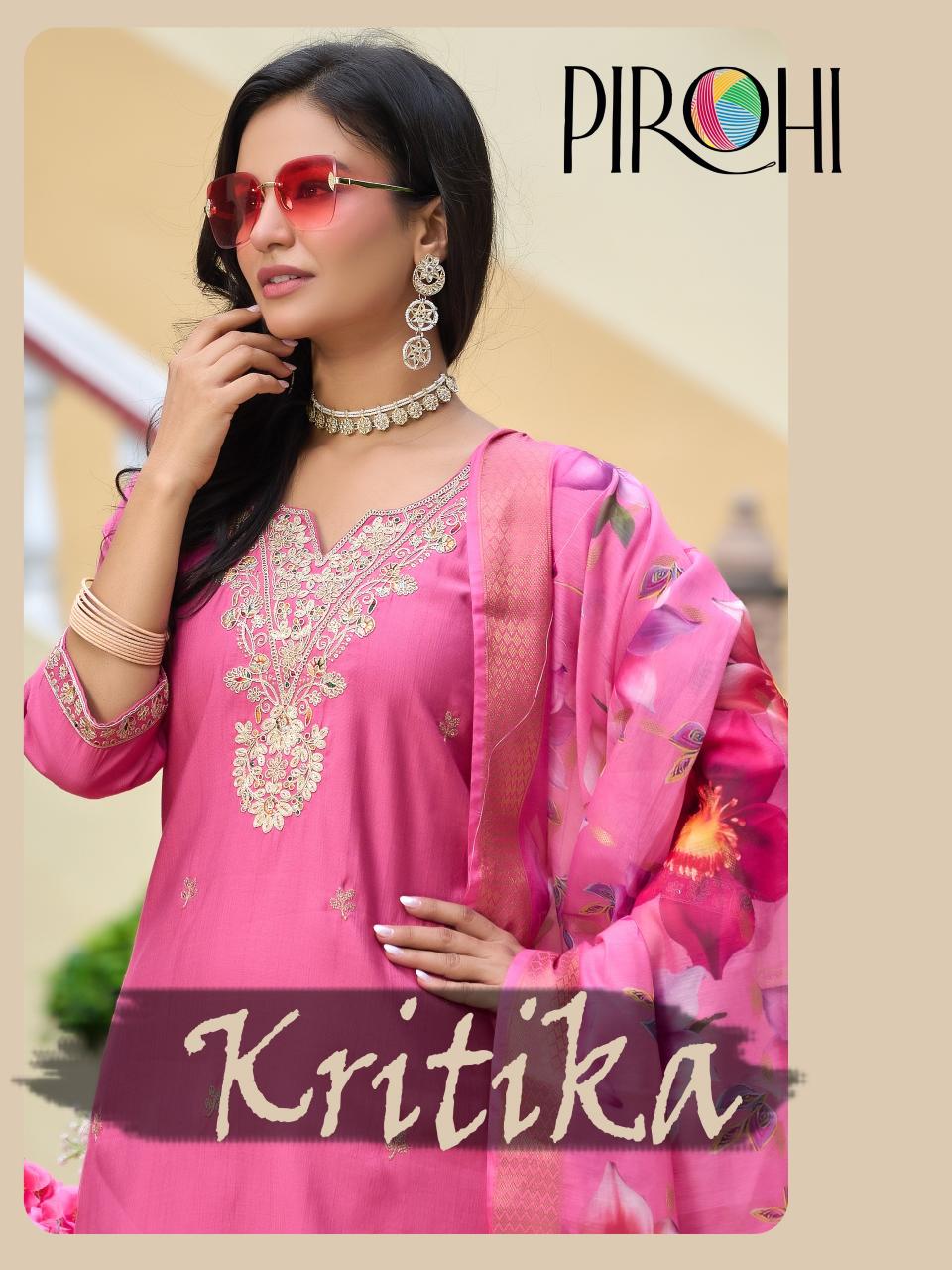 Pirohi Kritika catalog branded kurtis wholesale in delhi