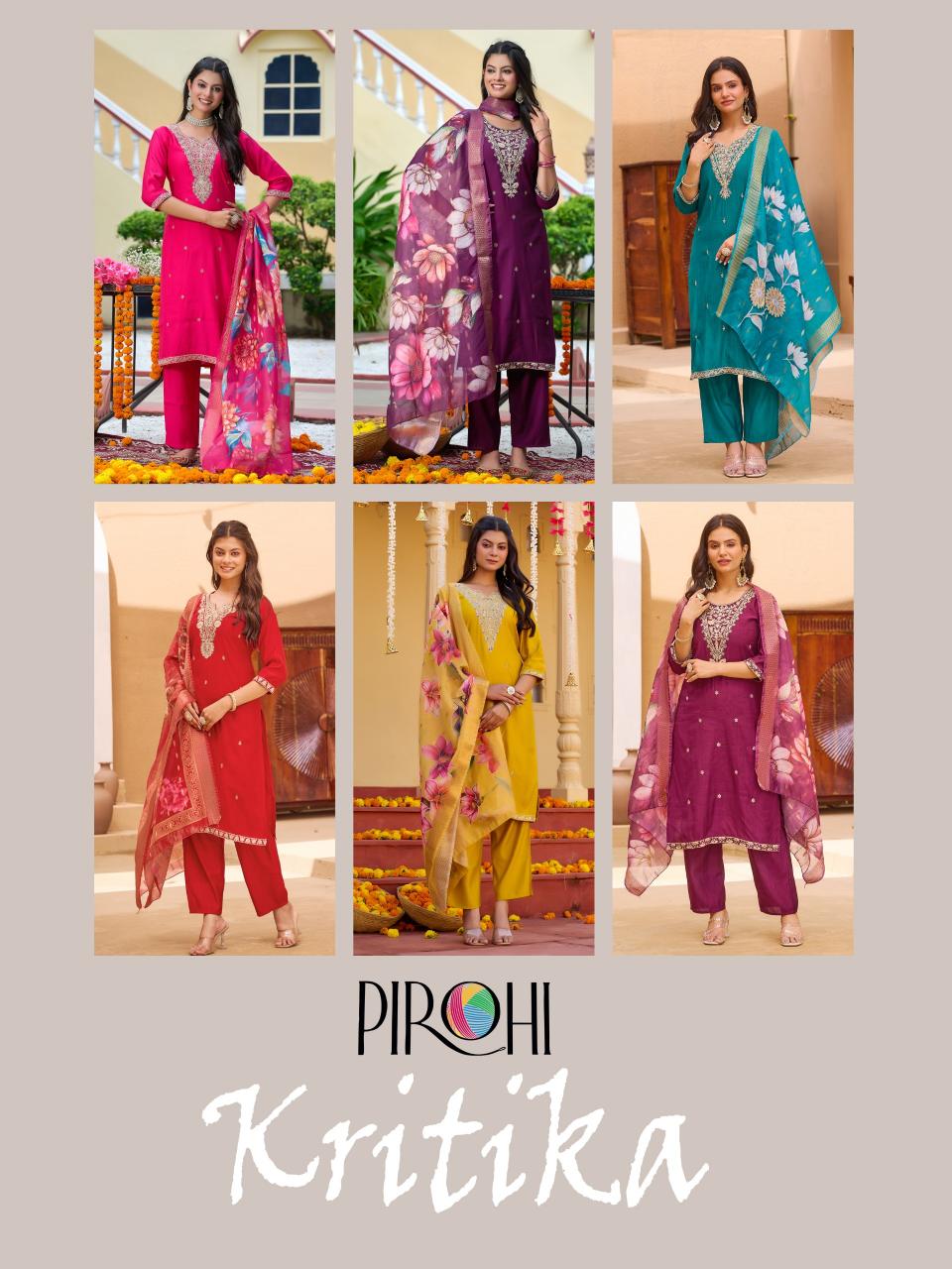 Pirohi Kritika catalog branded kurtis wholesale in delhi