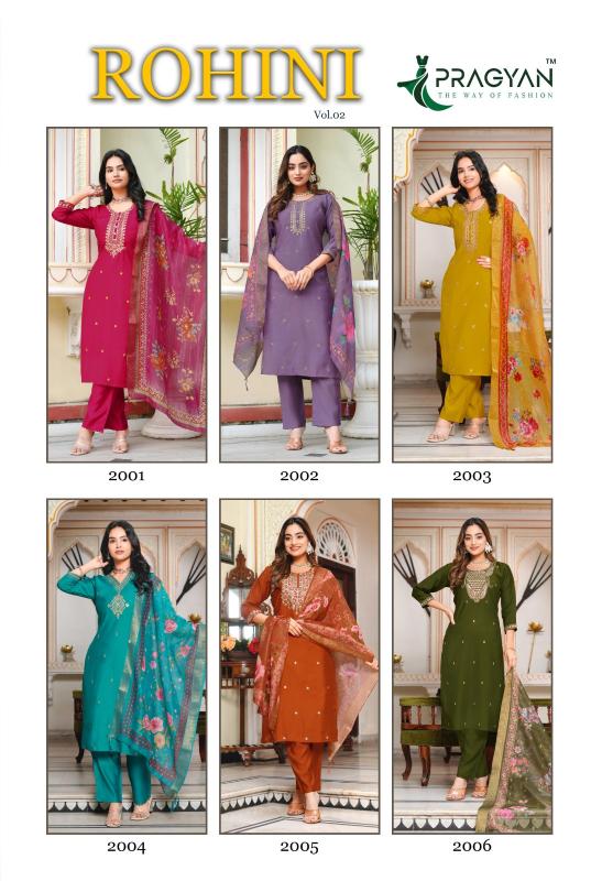 Pragyan Rohini Vol 2 Catalog branded kurtis wholesale in ahmedabad
