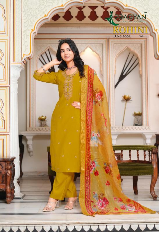 Pragyan Rohini Vol 2 Catalog branded kurtis wholesale in ahmedabad