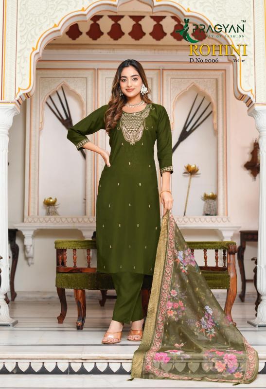 Pragyan Rohini Vol 2 Catalog branded kurtis wholesale in ahmedabad