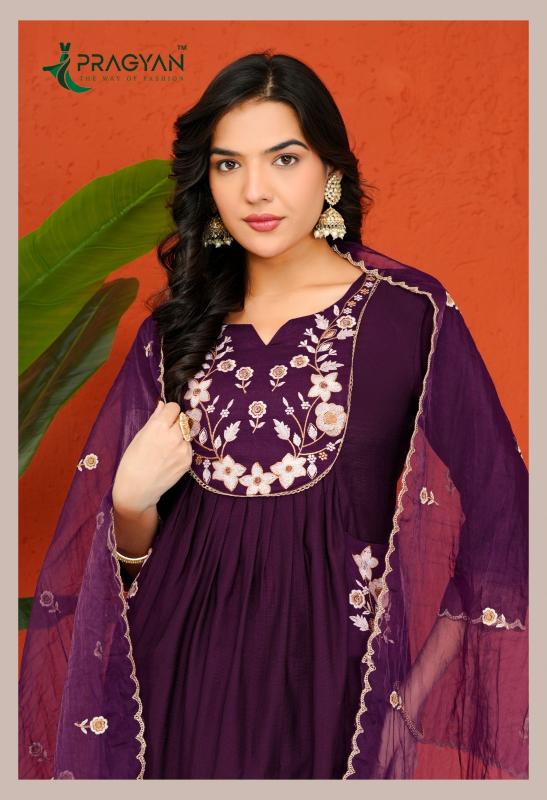 Pragyan Rosy Vol 1 Catalog ladies designer kurti wholesaler and manufacturer