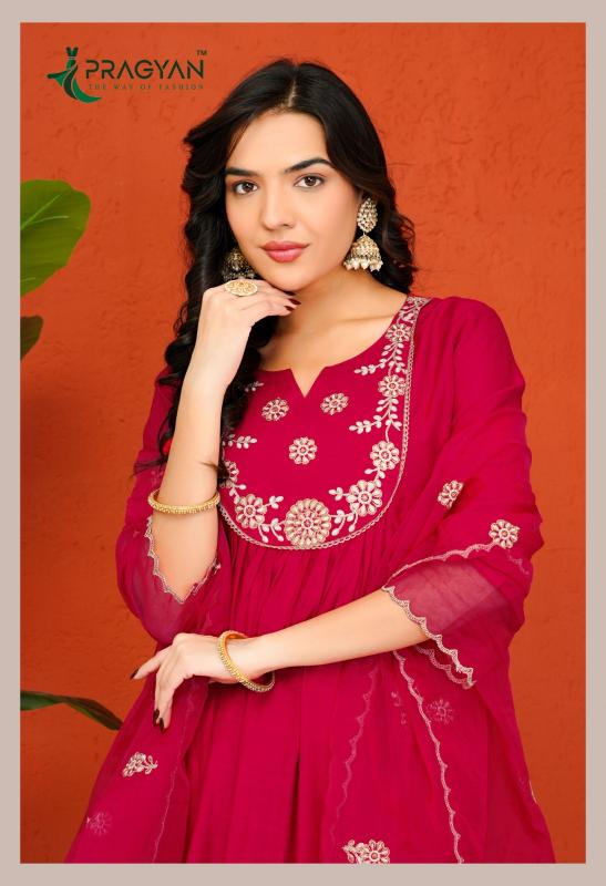 Pragyan Rosy Vol 1 Catalog ladies designer kurti wholesaler and manufacturer