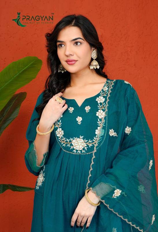 Pragyan Rosy Vol 1 Catalog ladies designer kurti wholesaler and manufacturer