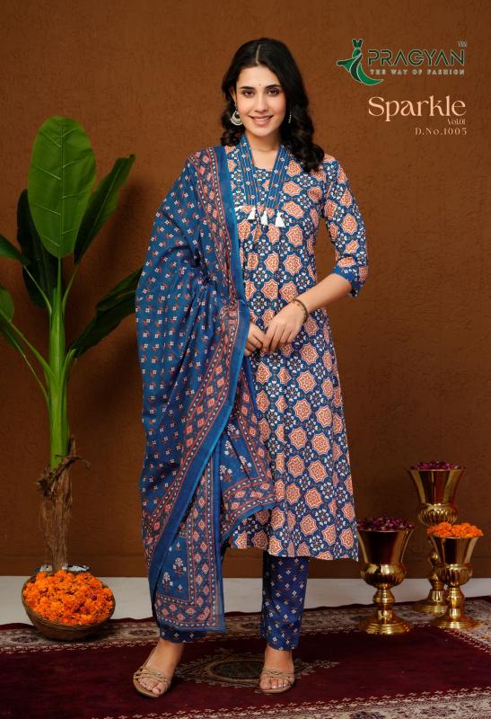Pragyan Sparkel Vol 1 Catalog branded kurtis wholesale in pune