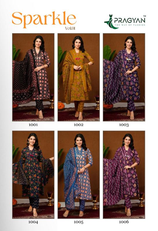 Pragyan Sparkel Vol 1 Catalog branded kurtis wholesale in pune