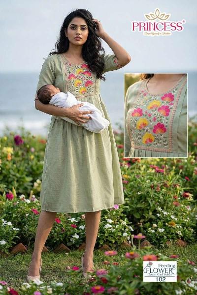 Princess Feeding Flower catalog wholesale rate kurtis online
