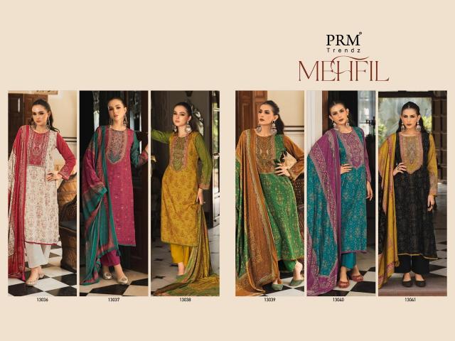 PRM Trendz Mehfil catalog salwar kameez wholesale in kolkata