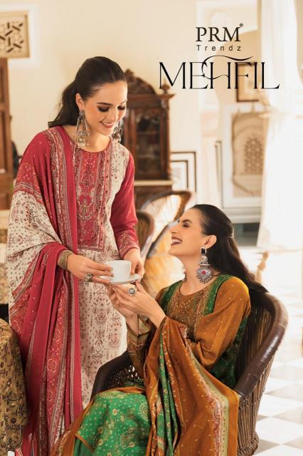 PRM Trendz Mehfil catalog salwar kameez wholesale in kolkata