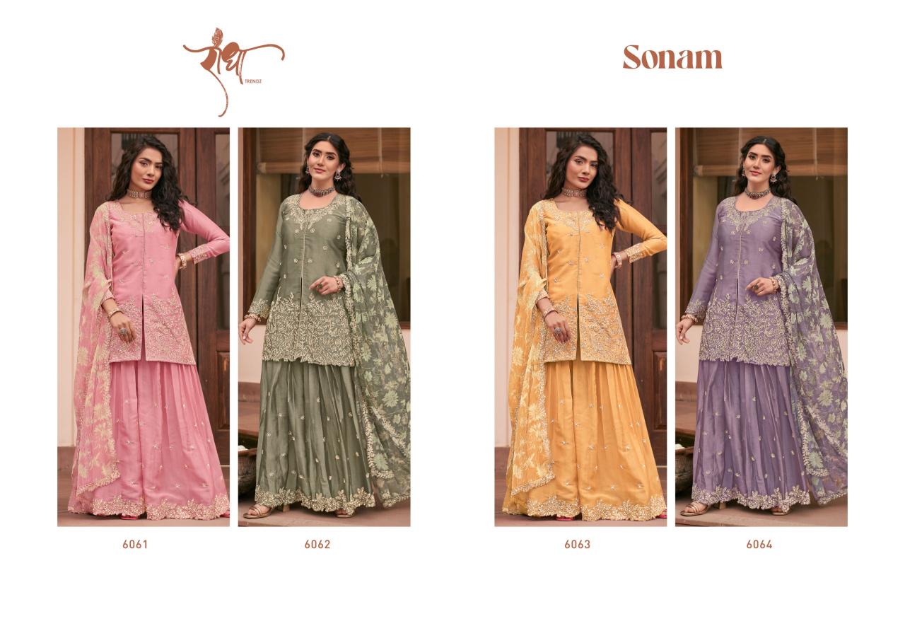 Radha Trendz Sonam catalog readymade salwar kameez wholesalers in ahmedabad