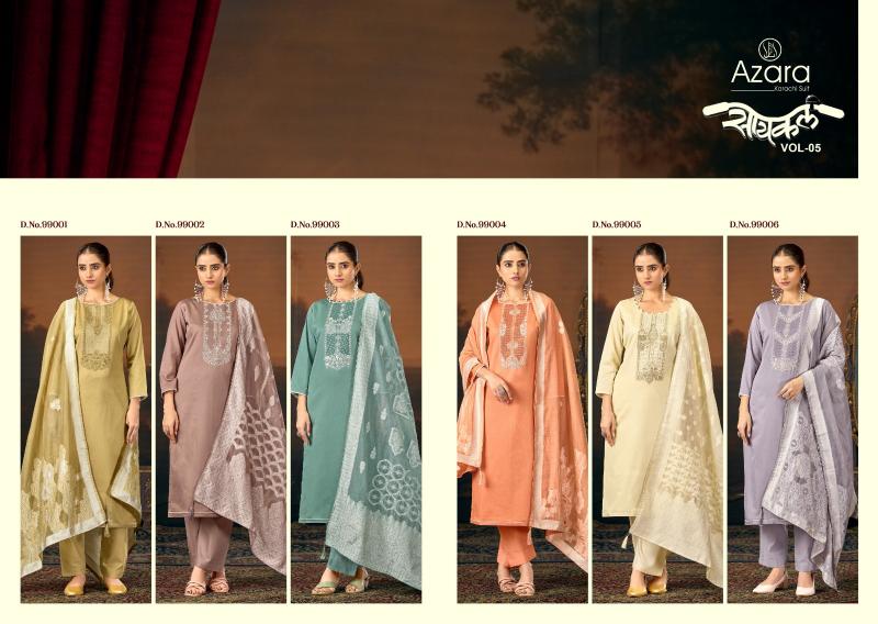 Radhika Azara Cycle Vol 5 catalog surat dress material in pune