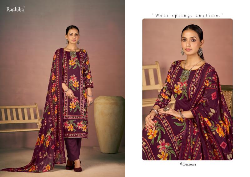 Radhika Azara Flora catalog surat mumbai dress materials for sales