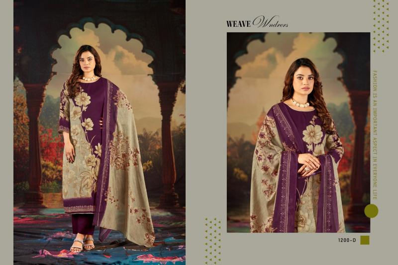 Radhika Azara Kayka D 1200 catalog surat dress material catalogue