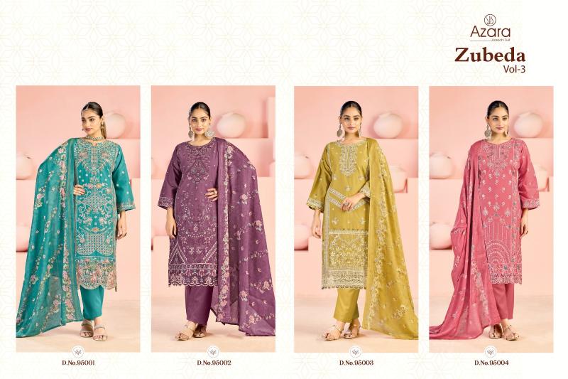 Radhika Azara Zubeda vol 3 catalog dress material exporters surat