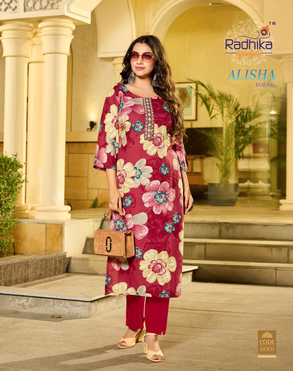 Radhika LifeStyle Alisha Vol 6 catalog kurti wholesaler in dadar