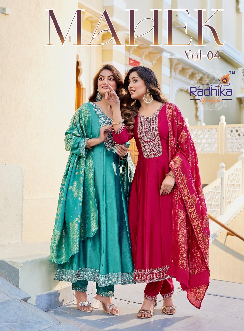 Radhika Lifestyle Mahek Vol 4 Catalog branded kurtis wholesaler in delhi
