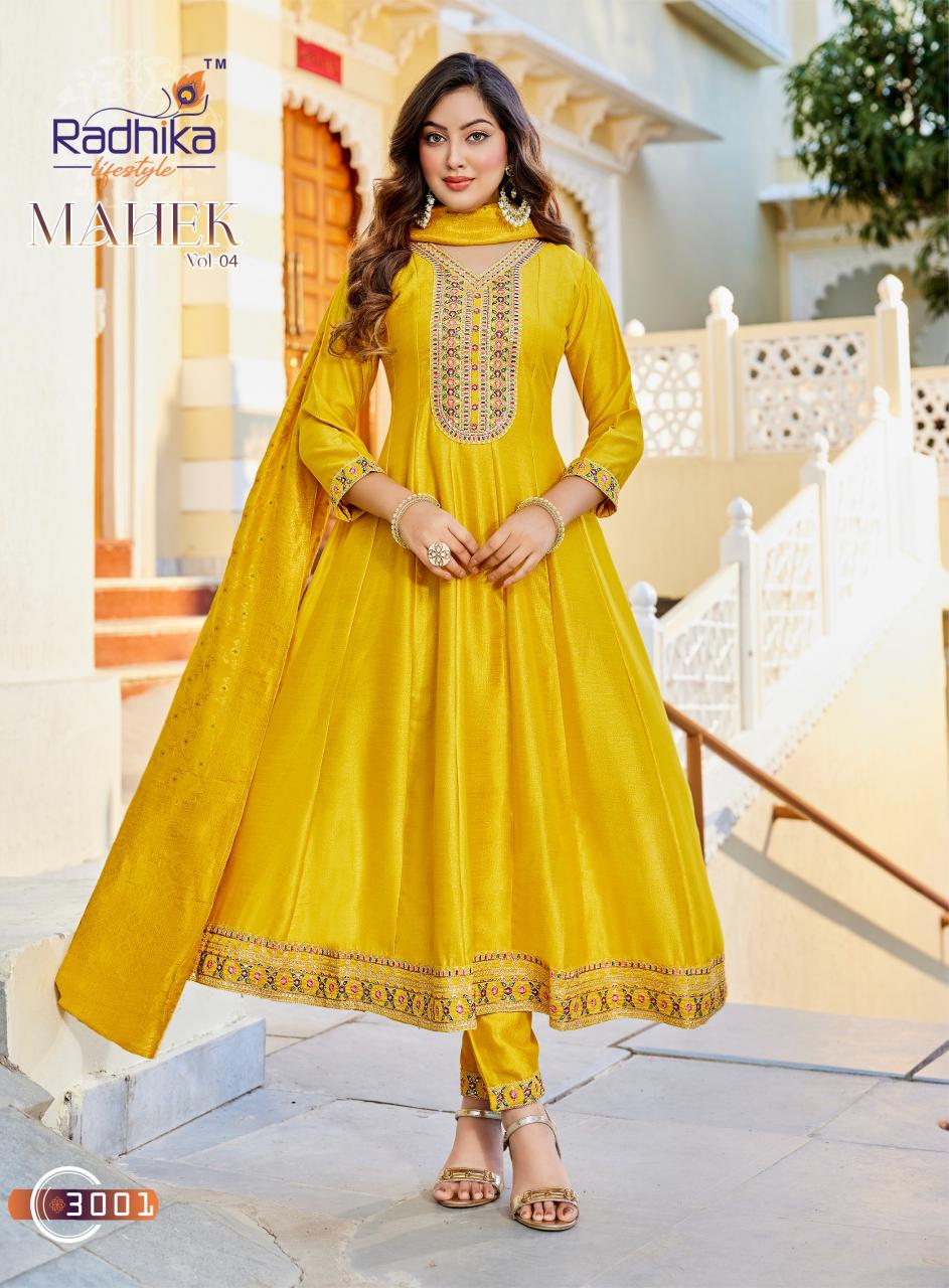 Radhika Lifestyle Mahek Vol 4 Catalog branded kurtis wholesaler in delhi