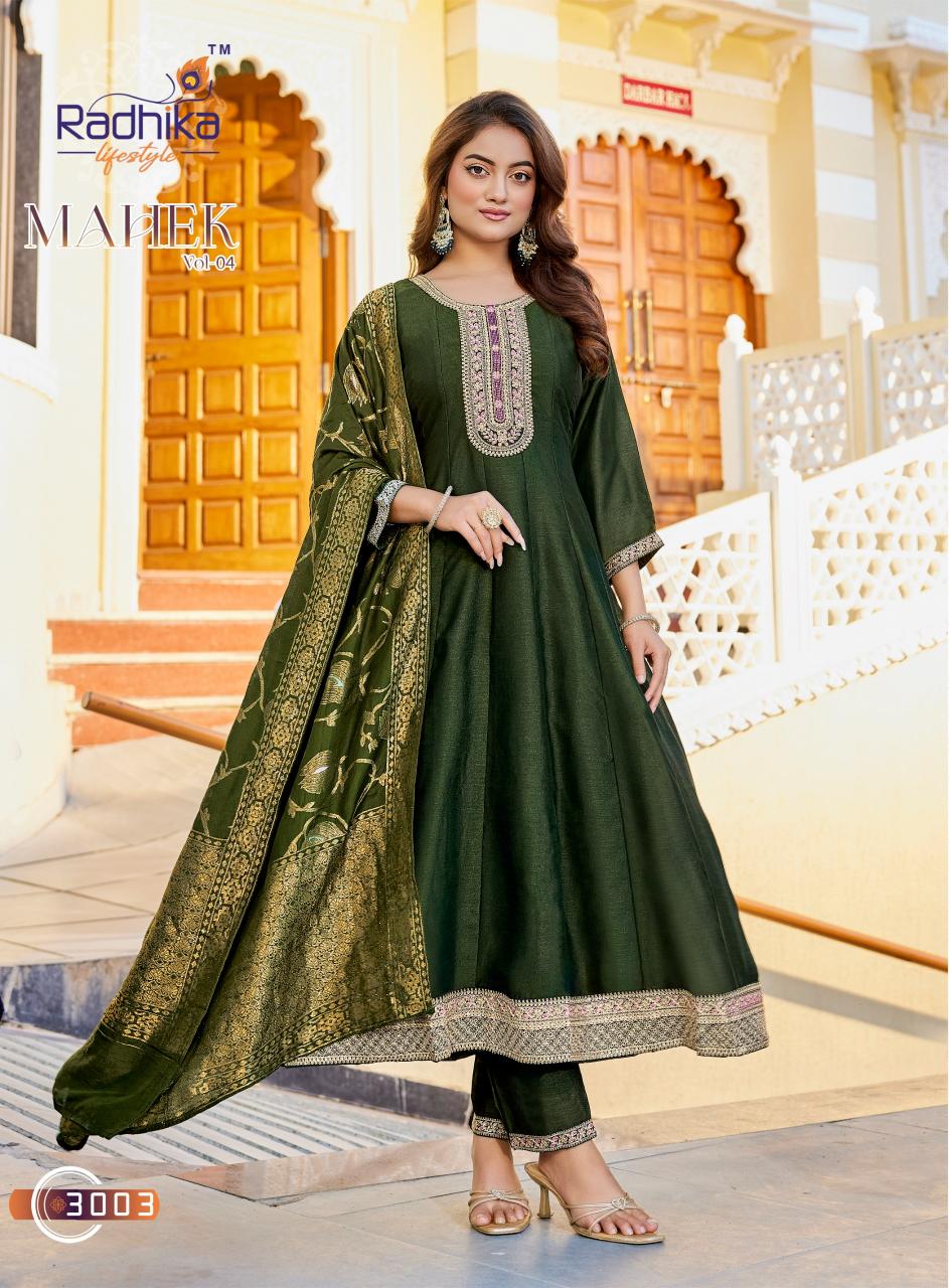 Radhika Lifestyle Mahek Vol 4 Catalog branded kurtis wholesaler in delhi